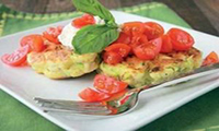 Courgette and Sweet Corn Kuku